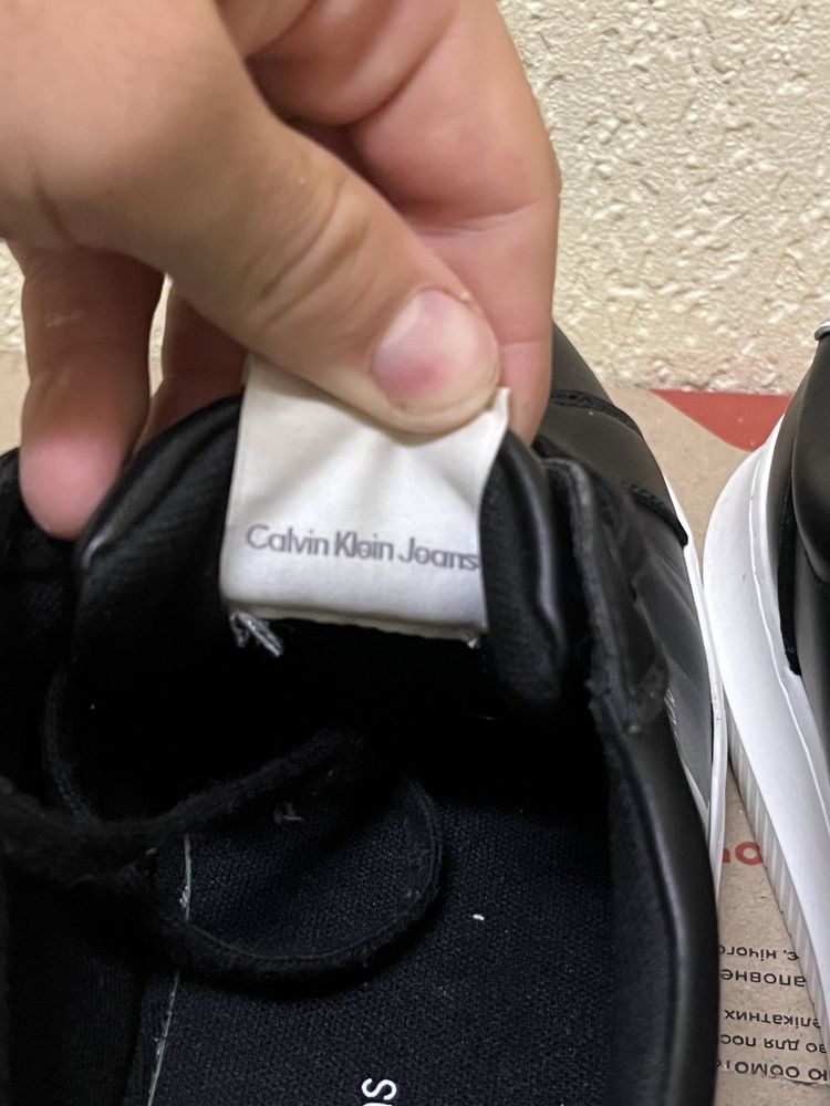 Шкіряні кросівки Calvin Klein Jeans
