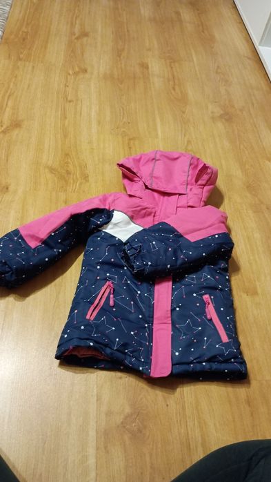 Kurtka zimowa, narciarska dla dziewczynki, rozm.110