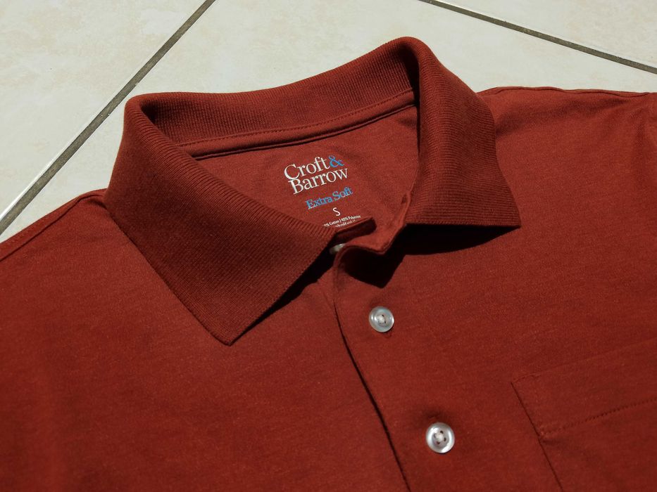 CROFT & BARROW USA - NOWA! Koszulka Polo Męska rozmiar S
