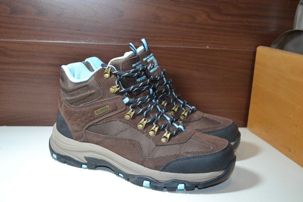 skechers trego 43р ботинки кожаные берцы тактические waterproof