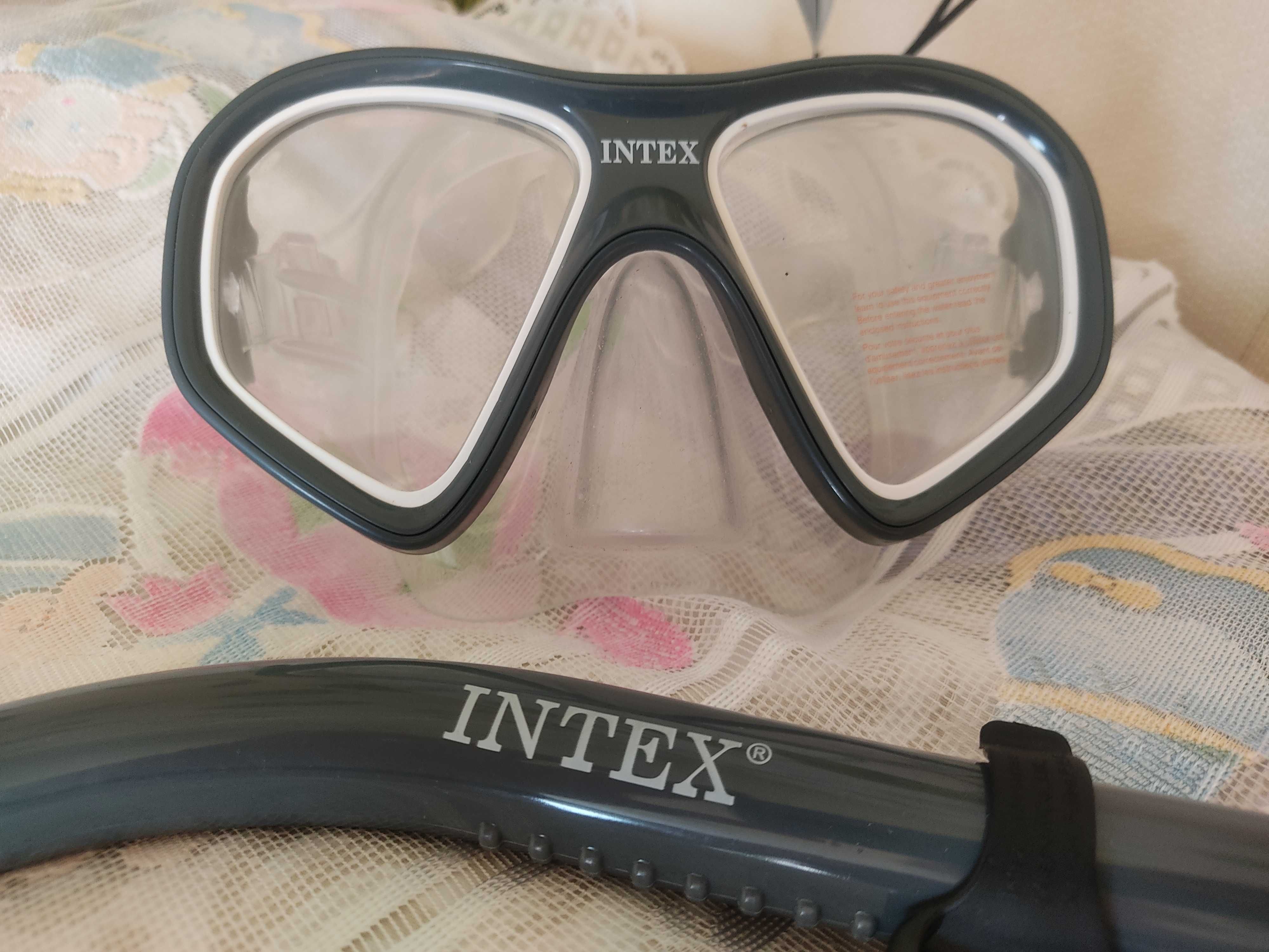 Маска для плавання набір Intex Reef Rider Swim