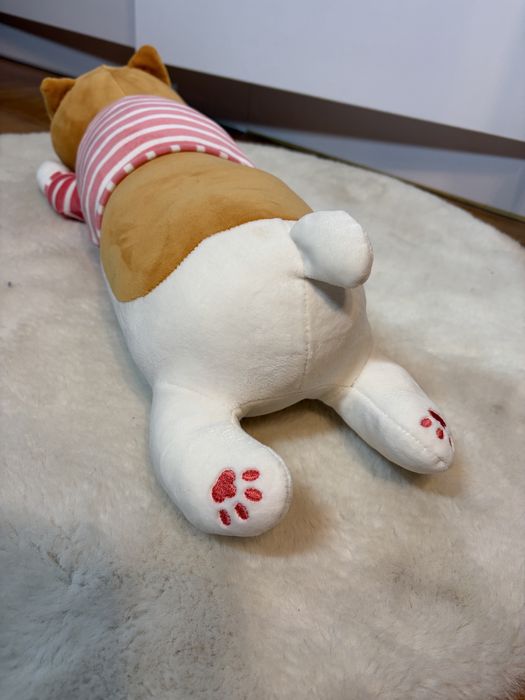 Maskotka pies akita 60cm maskotka pies shiba piesek pluszowy miś 60