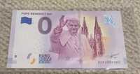 Banknot souvenir 0 Euro Papież Benedykt XVI