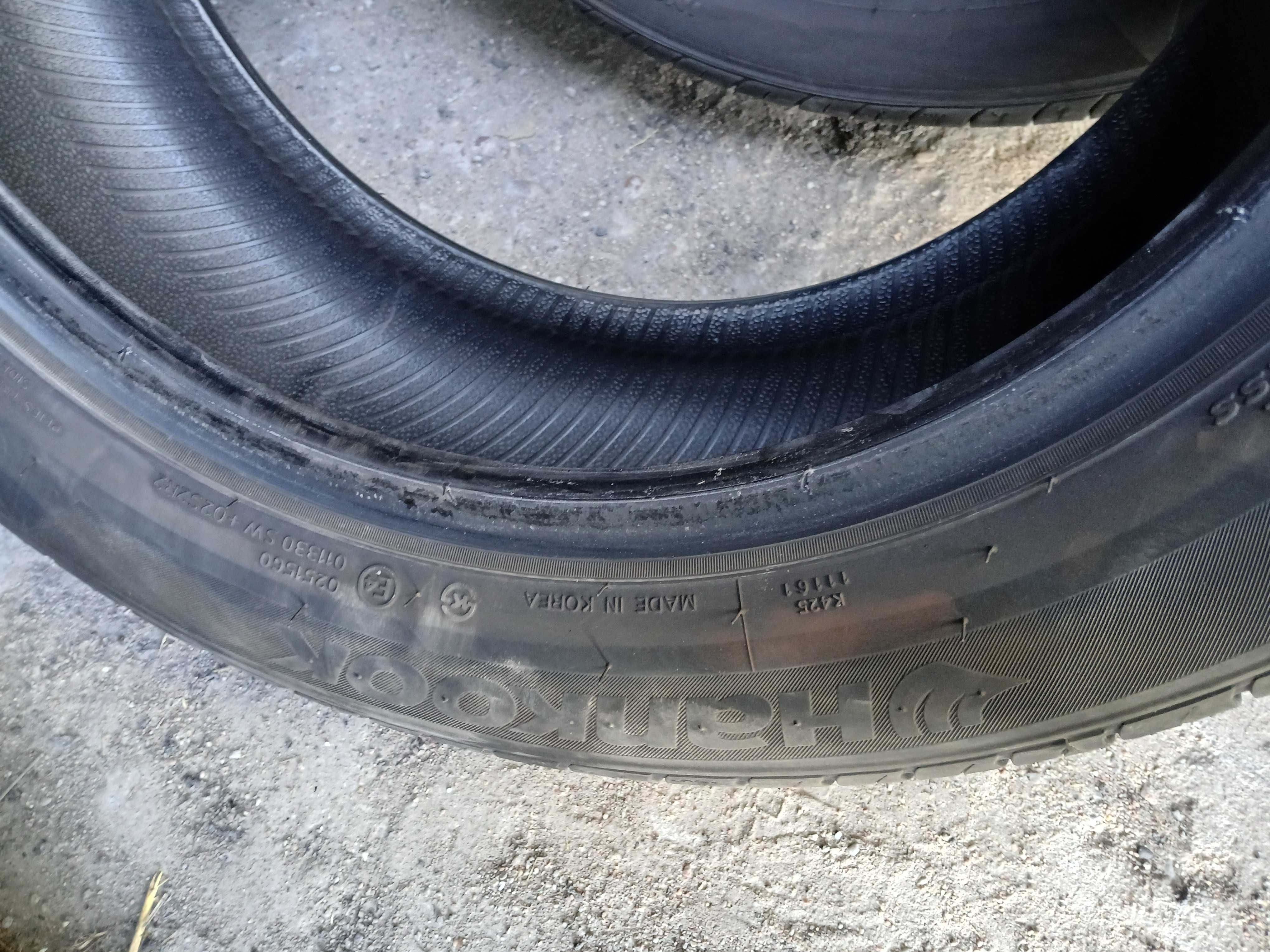 2x używane opony letnie 205/55 R16 Hankook GWARANCJA możliwy montaż
