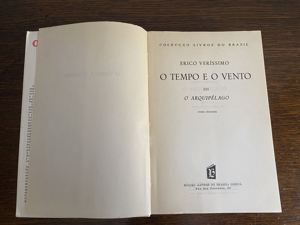 Livros antigos de Érico Veríssimo