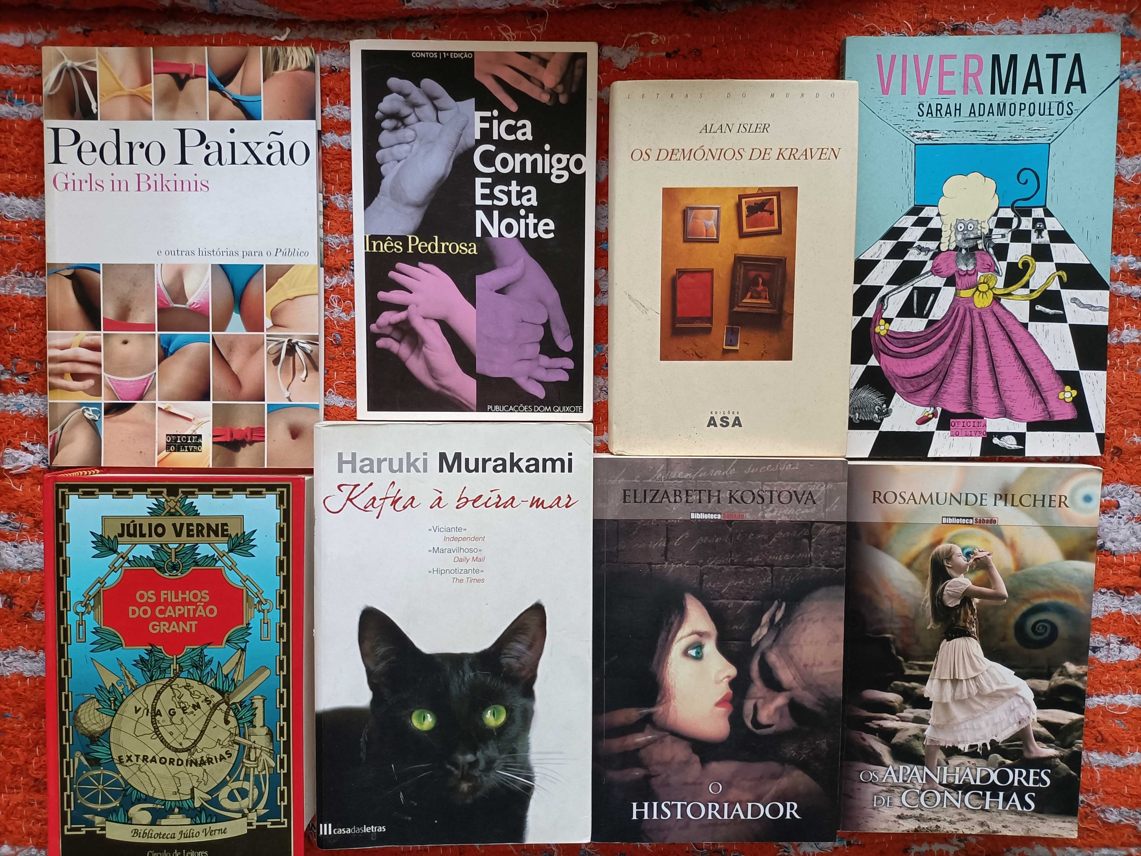 16 Livros Pilcher, Kostova, Paixão, J. Verne, Outros, CADA