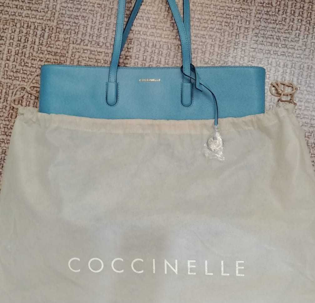 Новая кожаная сумка Coccinelle Clementine большая,  натуральная кожа