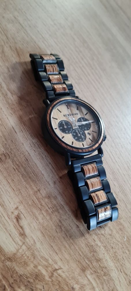 Zegarek Bobobird drewno czarny