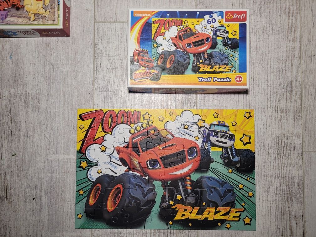 Puzzle, memo, domino, Peppa, Kubuś, Blaze, Psi Patrol, 3+, 4+