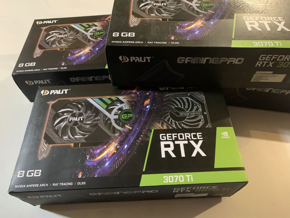 Відеокарта palit RTX 3070TI 8gb gamingpro