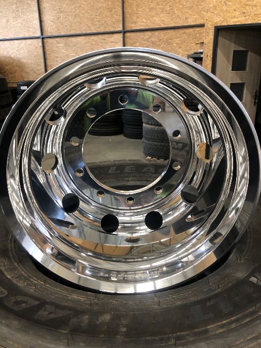 1150netto Promocja FELGA aluminiowa 9.00 22.5 ALU Nowa POLEROWANA 9x22