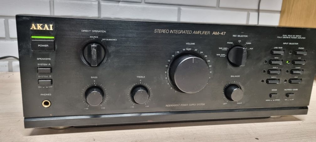 Wzmacniacz HI-FI AKAI AM-47 integra. Japan