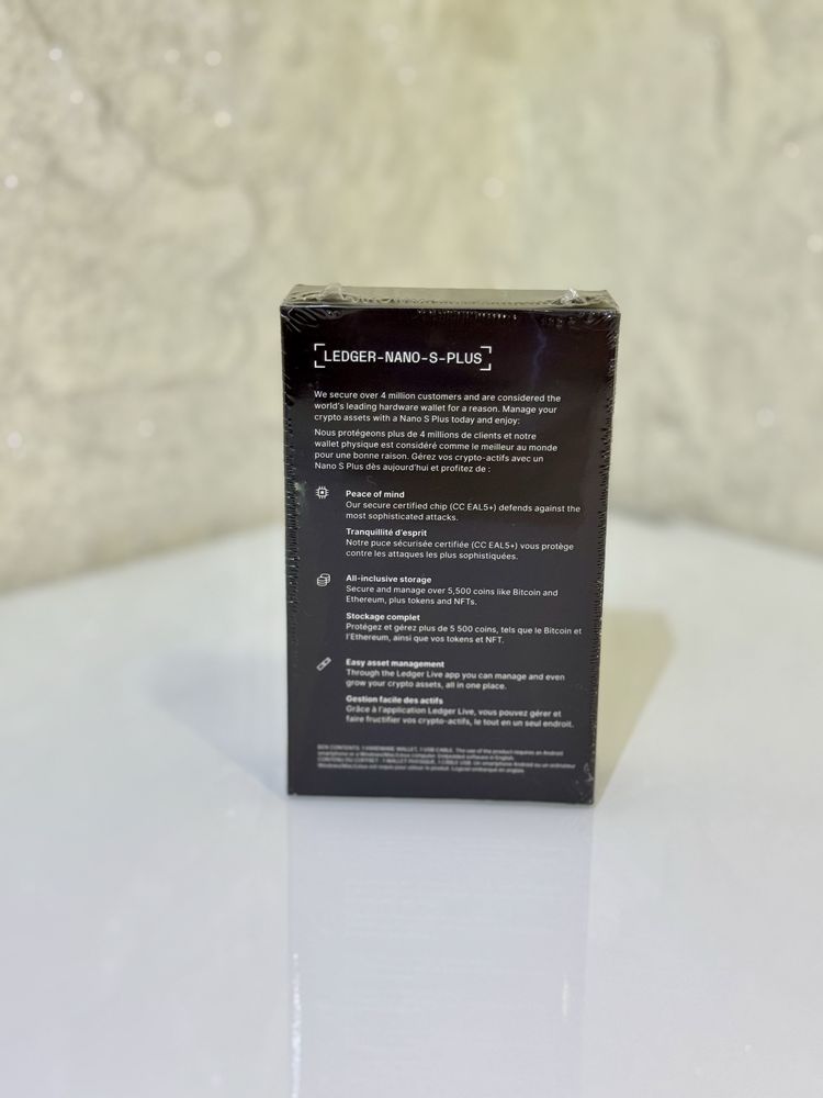Ledger Nano S Plus (Matte Black) 2025. Оригінал з Франції.