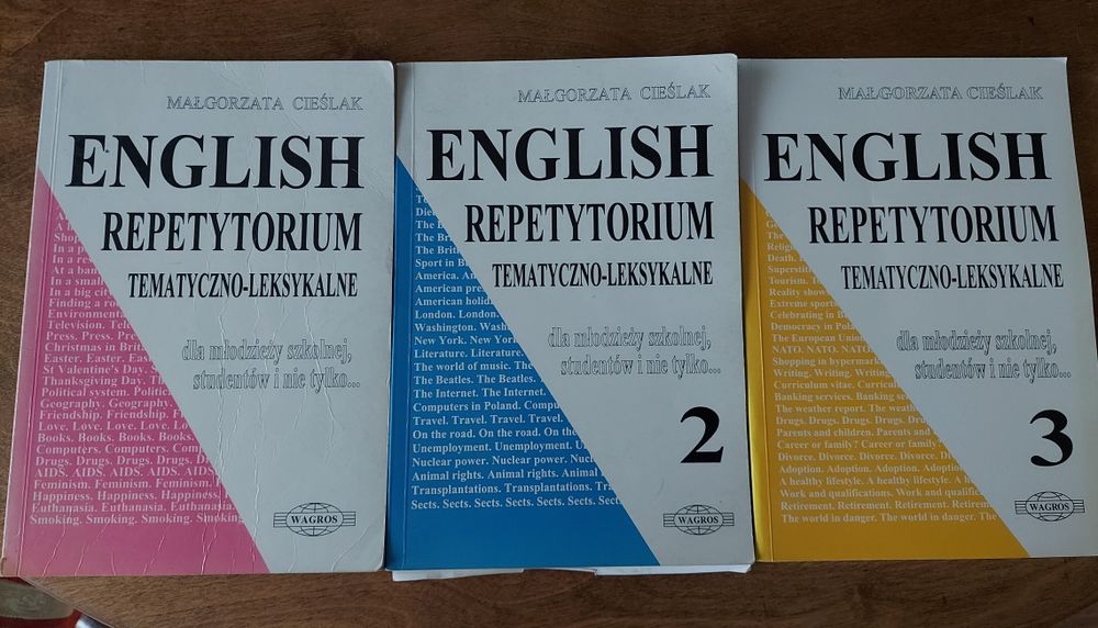 PAKIET English repetytorium język angielski M. Cieślak