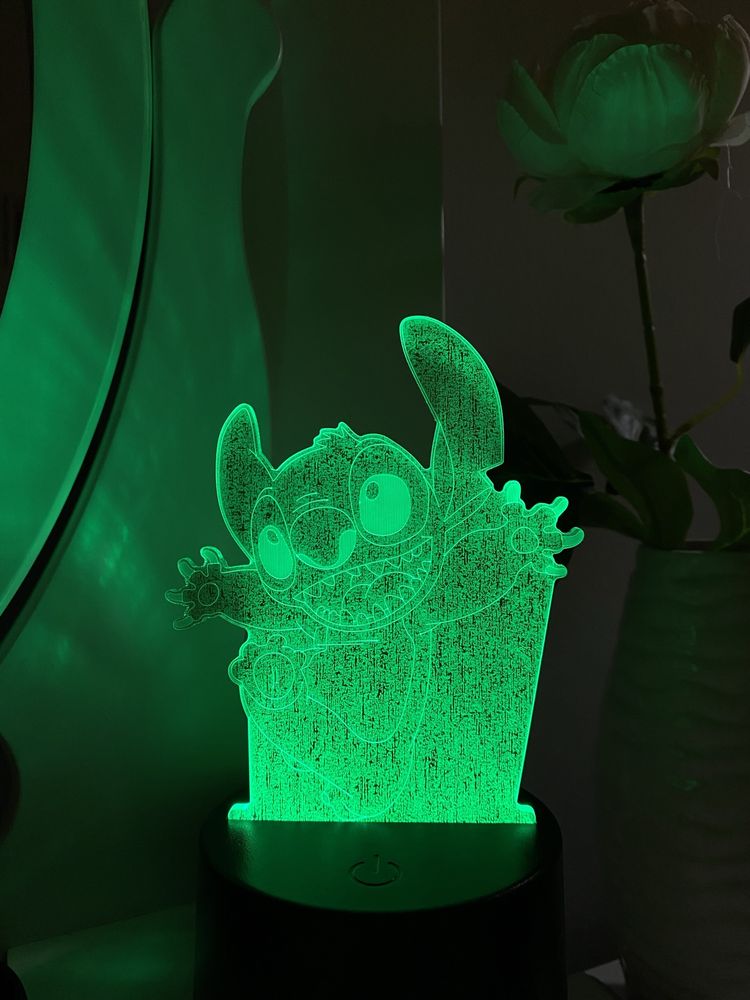 Stitch Lampka Led