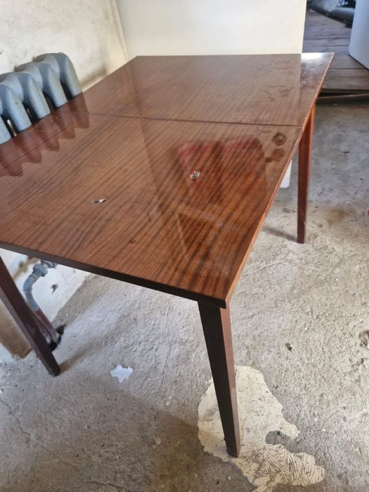 Stół PRL antyk lata 70 rozkładany drewniany