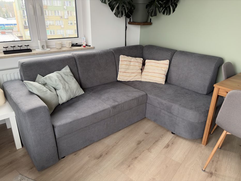 Kanapa narożnik szary GWARANCJA