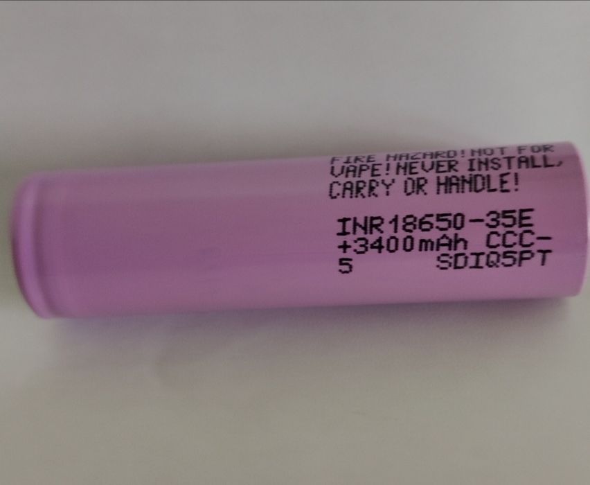 Аккумулятор 18650 Samsung INR-35E, 3400 -3450 мАч