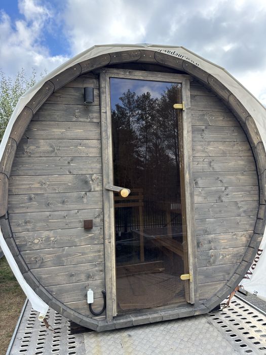 Sauna beczka  200cm  gotowa od reki.