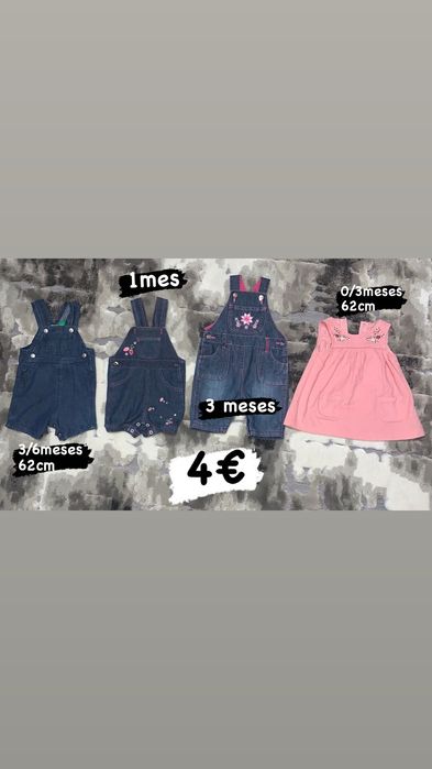Roupas bebe menina 0/1 3/6 meses