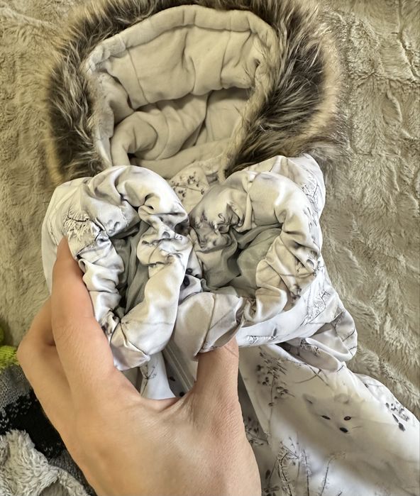 LENNE зимовий комбінезон 74 розмір, шапка у подарунок