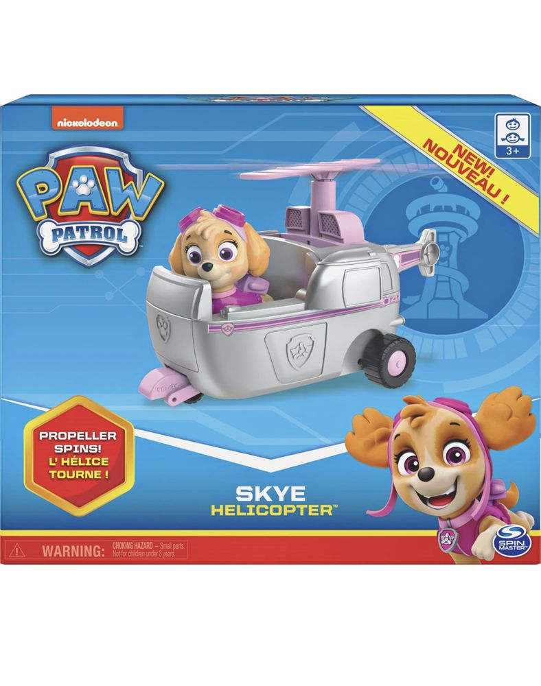 Щенячий патруль Paw patrol Skye Rubble Скай вертоліт Крепиш Кремез