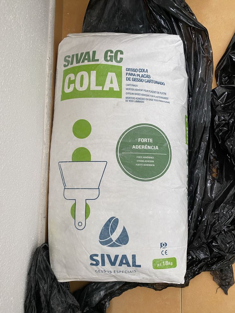 Gesso Cola - Sival 18kg