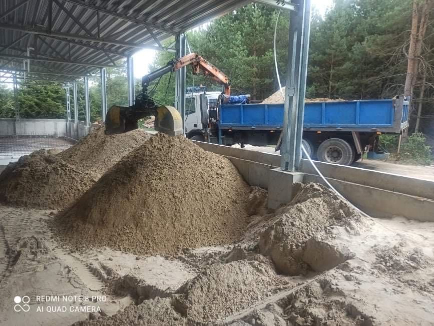 Usługi transportowe- piasek,ziemia,zwir,koparka-Hds