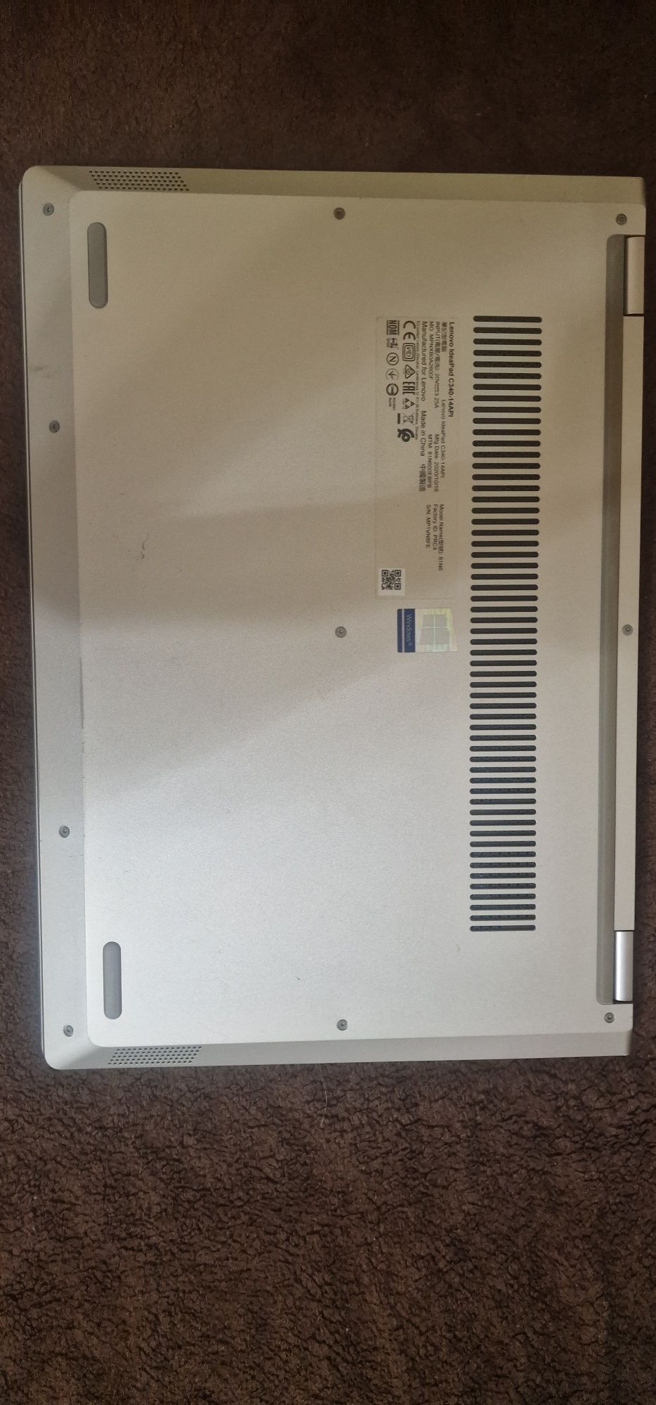 Laptop z ekranem dotykowym Lenovo IdeaPad c340-14api
