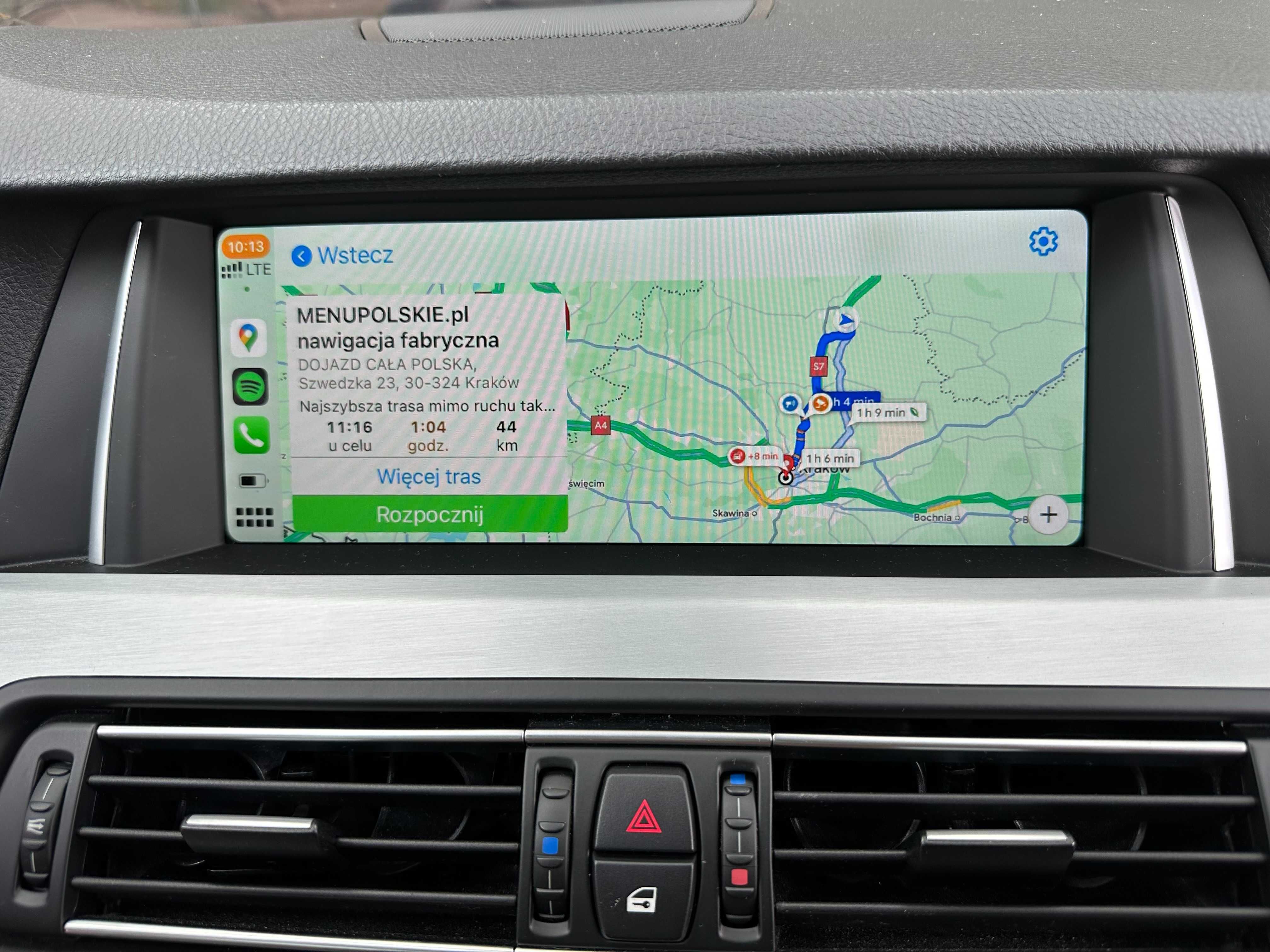 Nawigacja BMW F10 F25 E84 F01 F15 BOX Carplay Android Auto Google Mapa