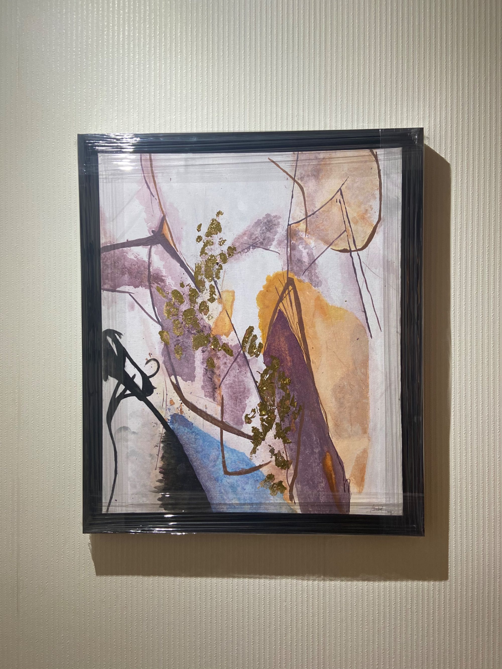 Quadro abstrato contemporâneo