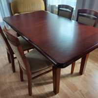 Stół BRW  plus 4 krzesła