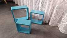 Zestaw 3 półek ściennych Cube Trio