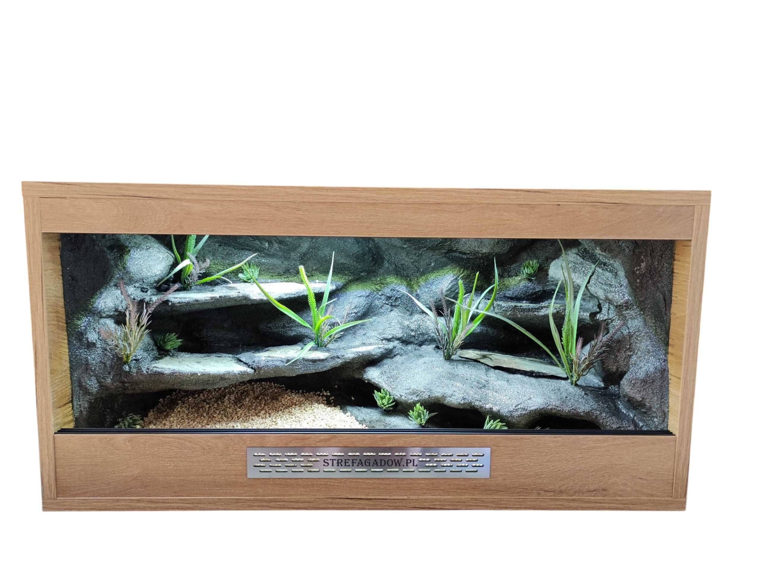 Terrarium pustynne nr744 80/40/40 dla gekonów lamparcich DOSTĘPNE