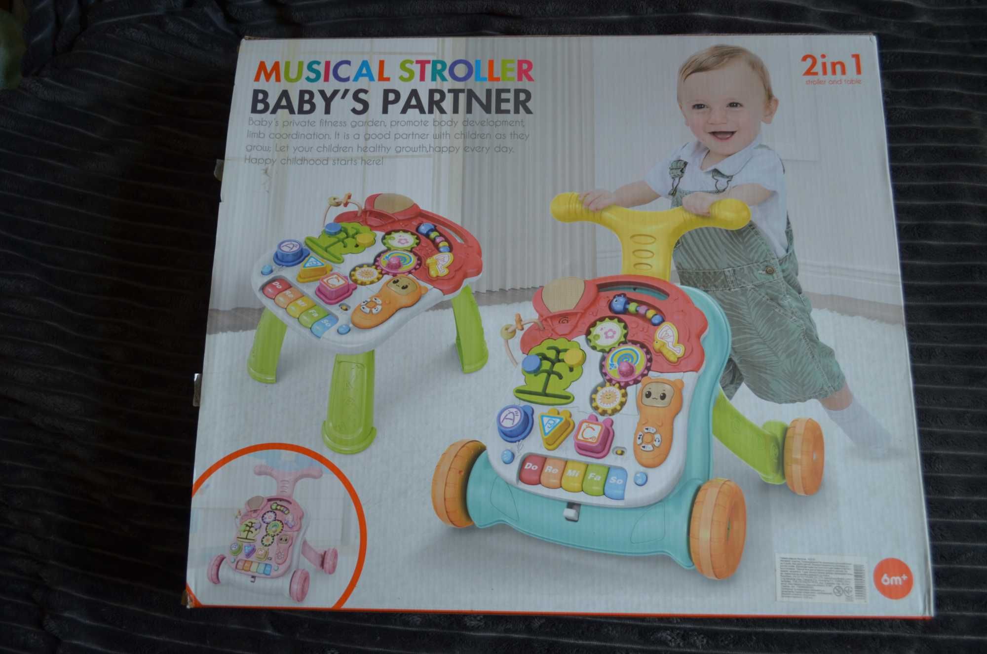 Музична каталка-трансформер Musical Stroller Baby's Partner 2in1 (6m+)