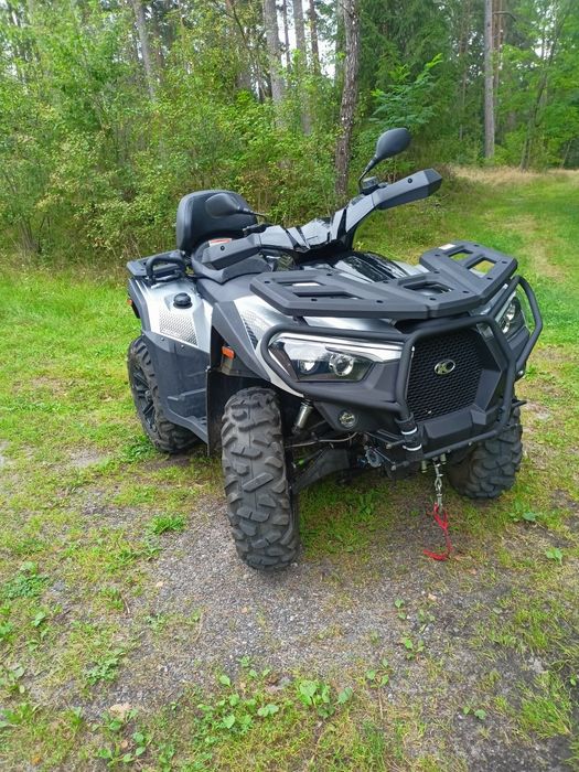 Quad KYMCO mxu 700 + PŁUG