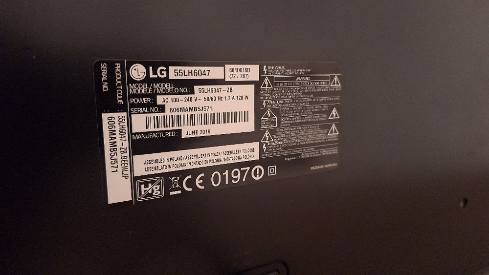 TELEWIZOR 55cali Smart TV - LG 55LH6047