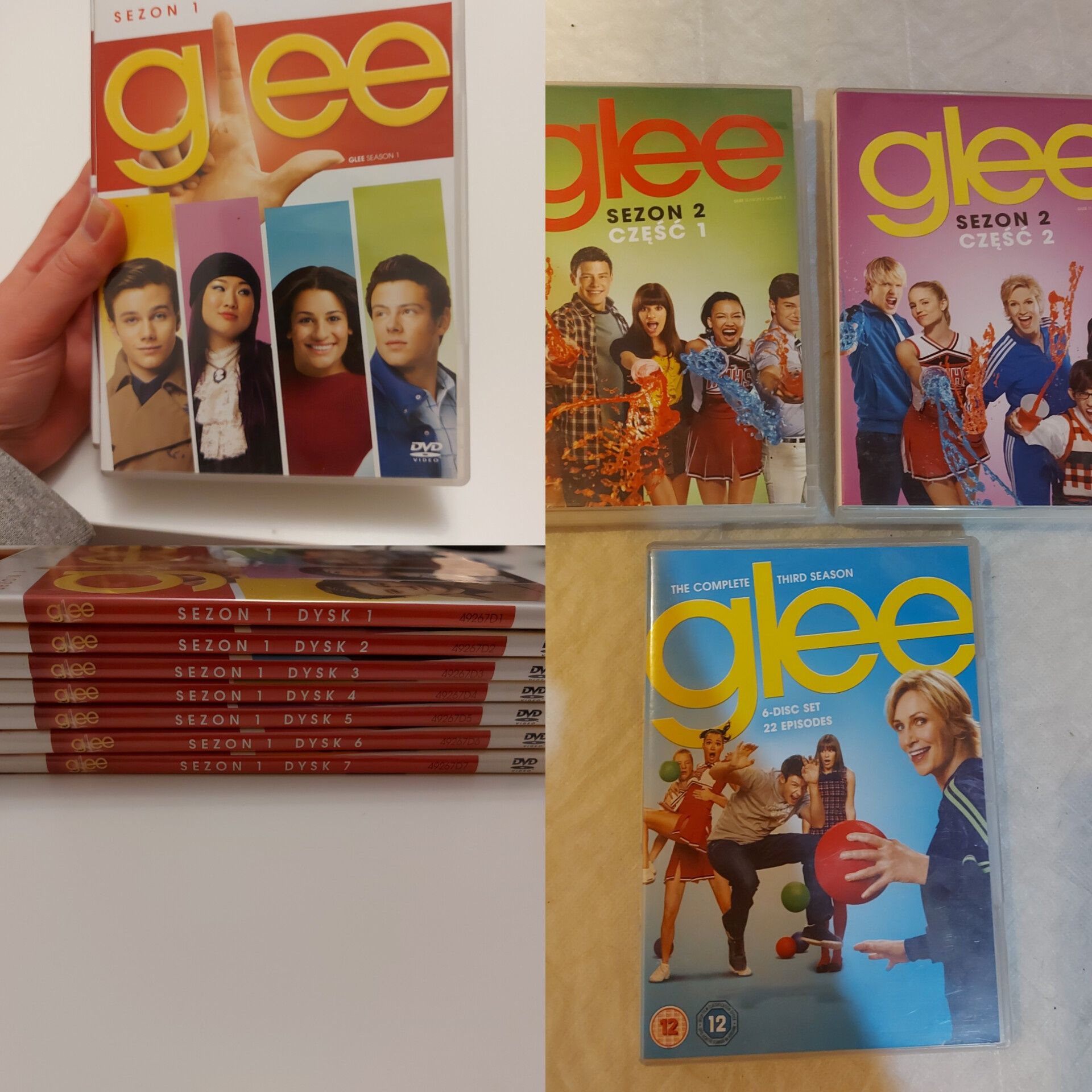 Glee Sezony 1-3 DVD