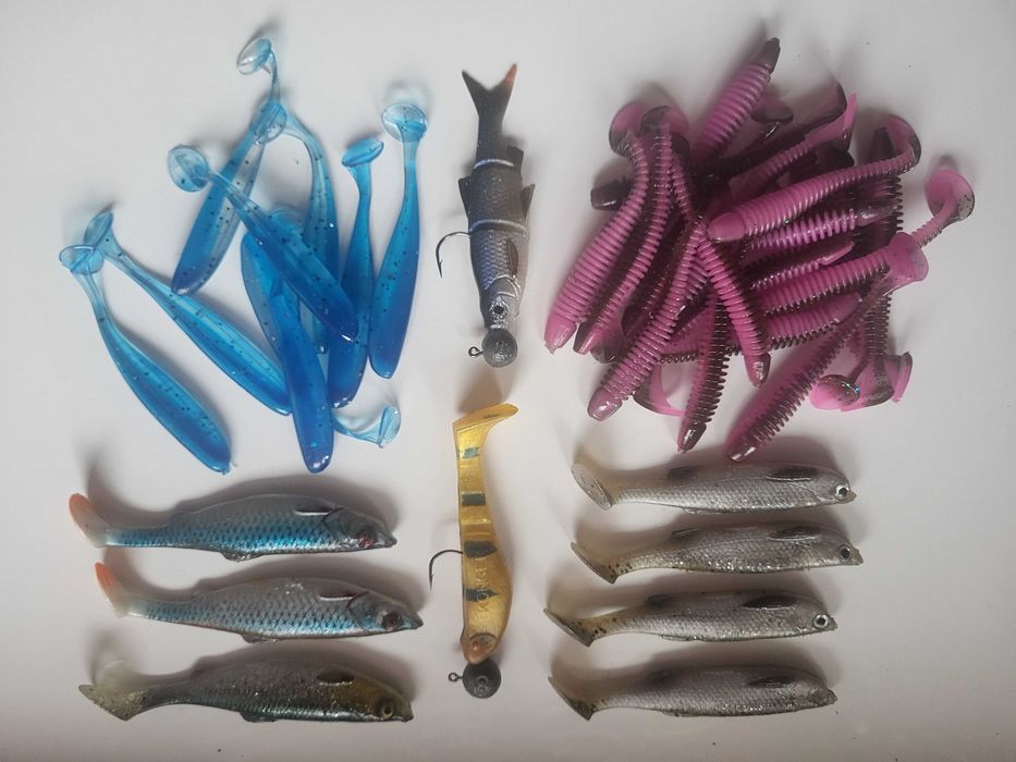 Przynęty gumy twister ripper na spinning 36szt.