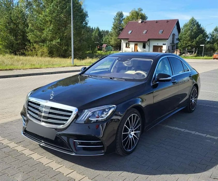 Mercedes-Benz Klasa S PolskiSalon/Bezwypadkowa/AMG-line/FakturaVAT/Serwisowana/Burmester