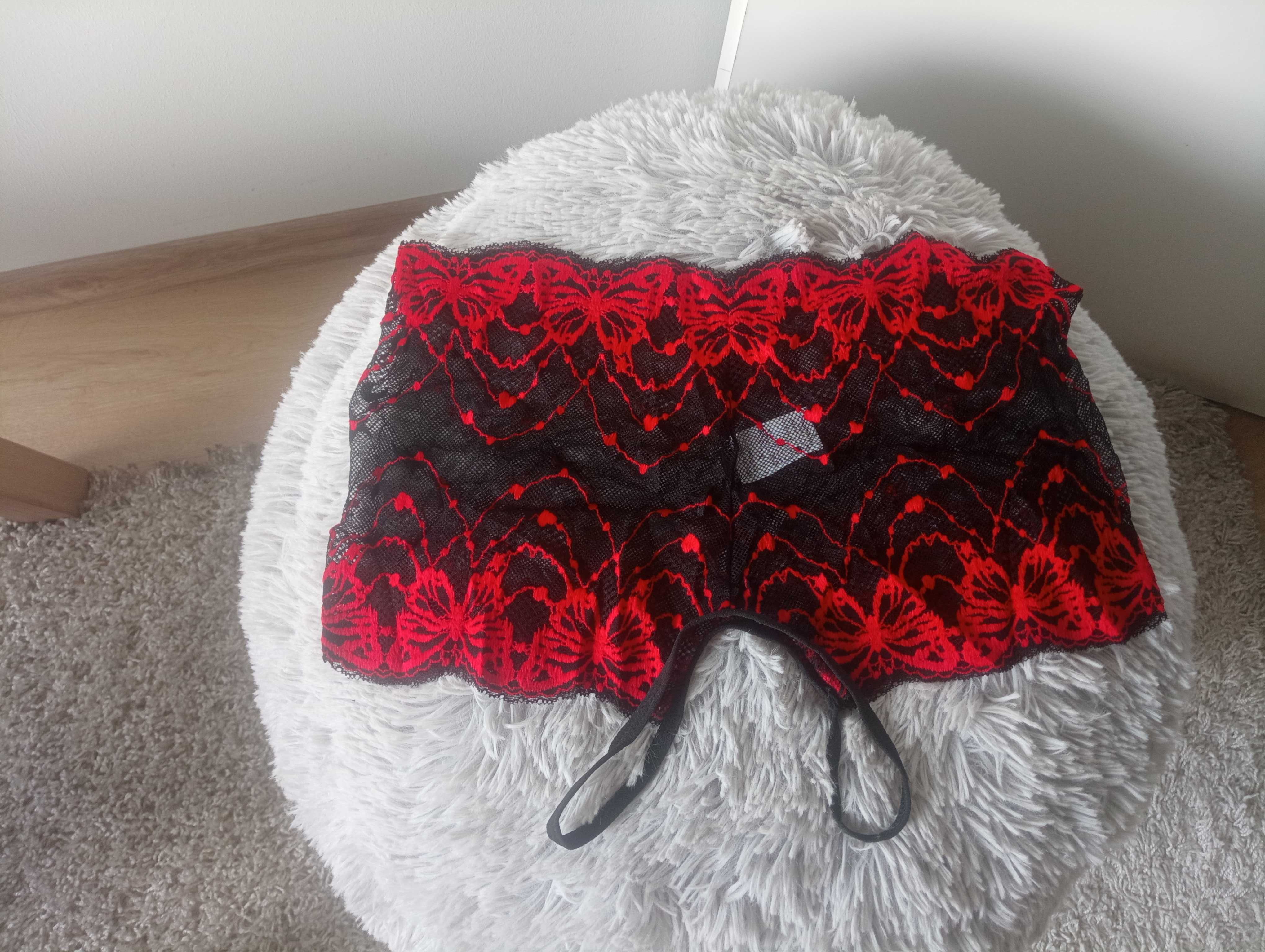 Figi z dziurką wysoki stan,XL