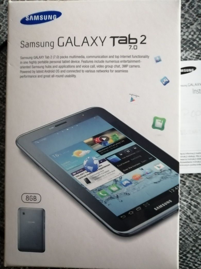 Tablet Samsung Galaxy Tab 2, 7 cali