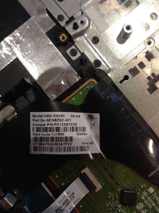 Топкейс, верхній корпус з клавіатурой HP Laptop 15-da0073wm