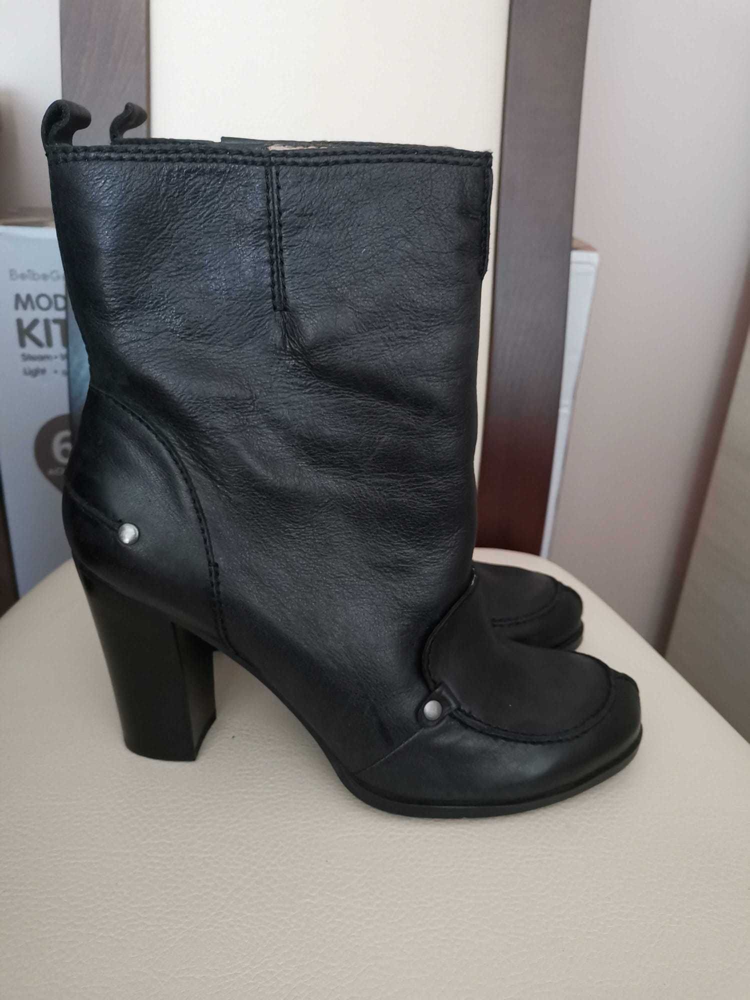 Botki kozaczki damskie skórzane Nine West 40 Nowe