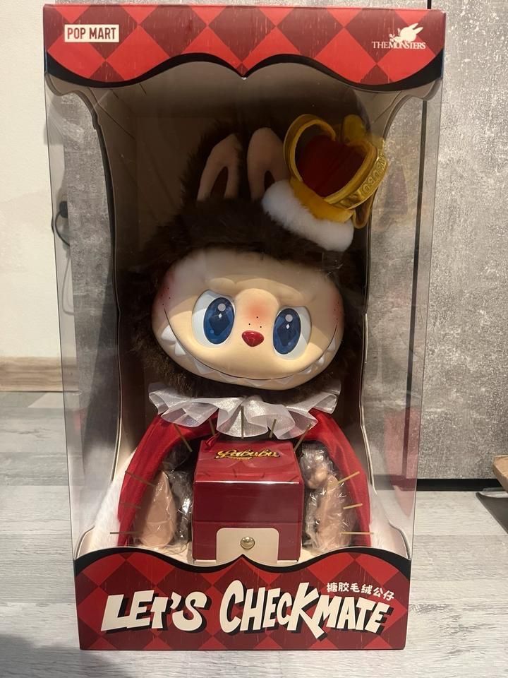 Лабубу король labubu king велика лялька