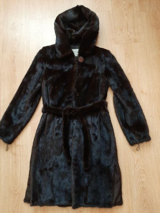 Норкова шуба розмір S