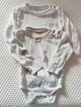 2 szt body długi rękaw białe Reserved r 80