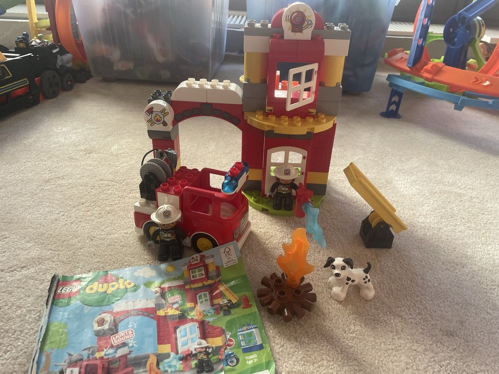 Лего Дупло Пожежна станція Lego duplo пожарная
