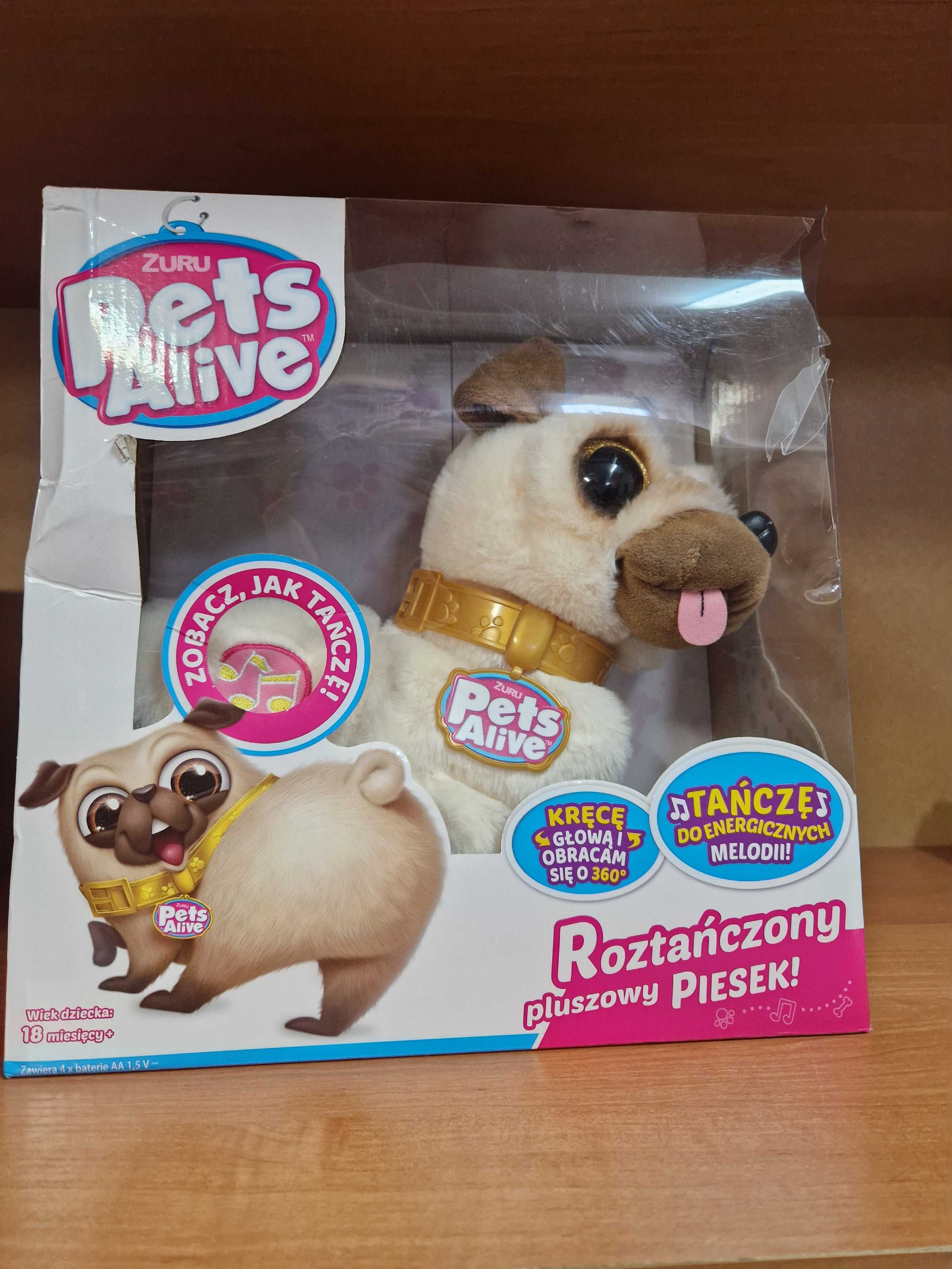 Pets Alive, Interaktywny tańczący pluszak mops Zuru Pets Alive