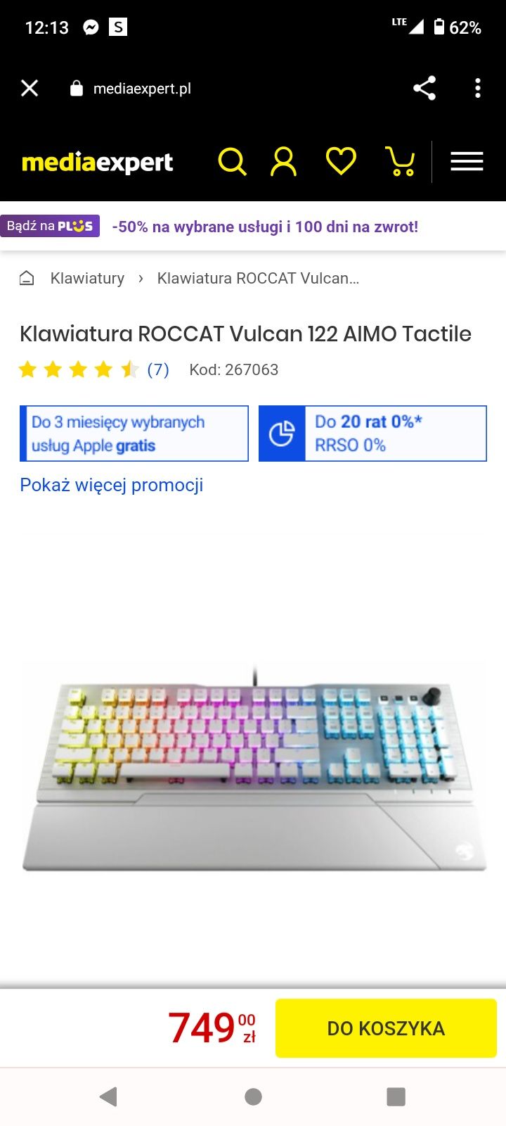 Klawiatura Roccat led